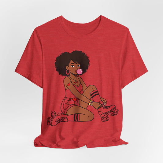 Afro Roller Girl Shirt