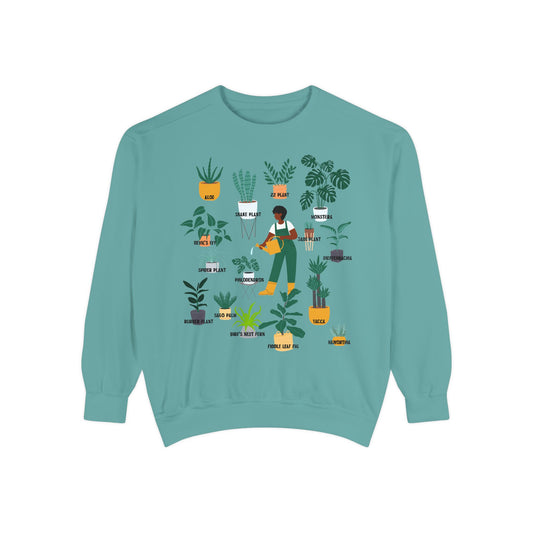 Afro Plant Mom Sweatshirt