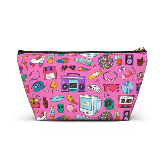 90s Retro T - bottom Pouch - Afrocentric Art by The Trini Gee