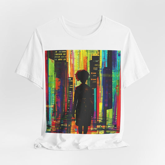 Abstract City Stripes Shirt - The Trini Gee