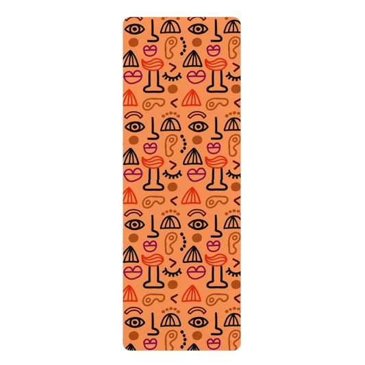 Abstract Faces Yoga Mat - The Trini Gee