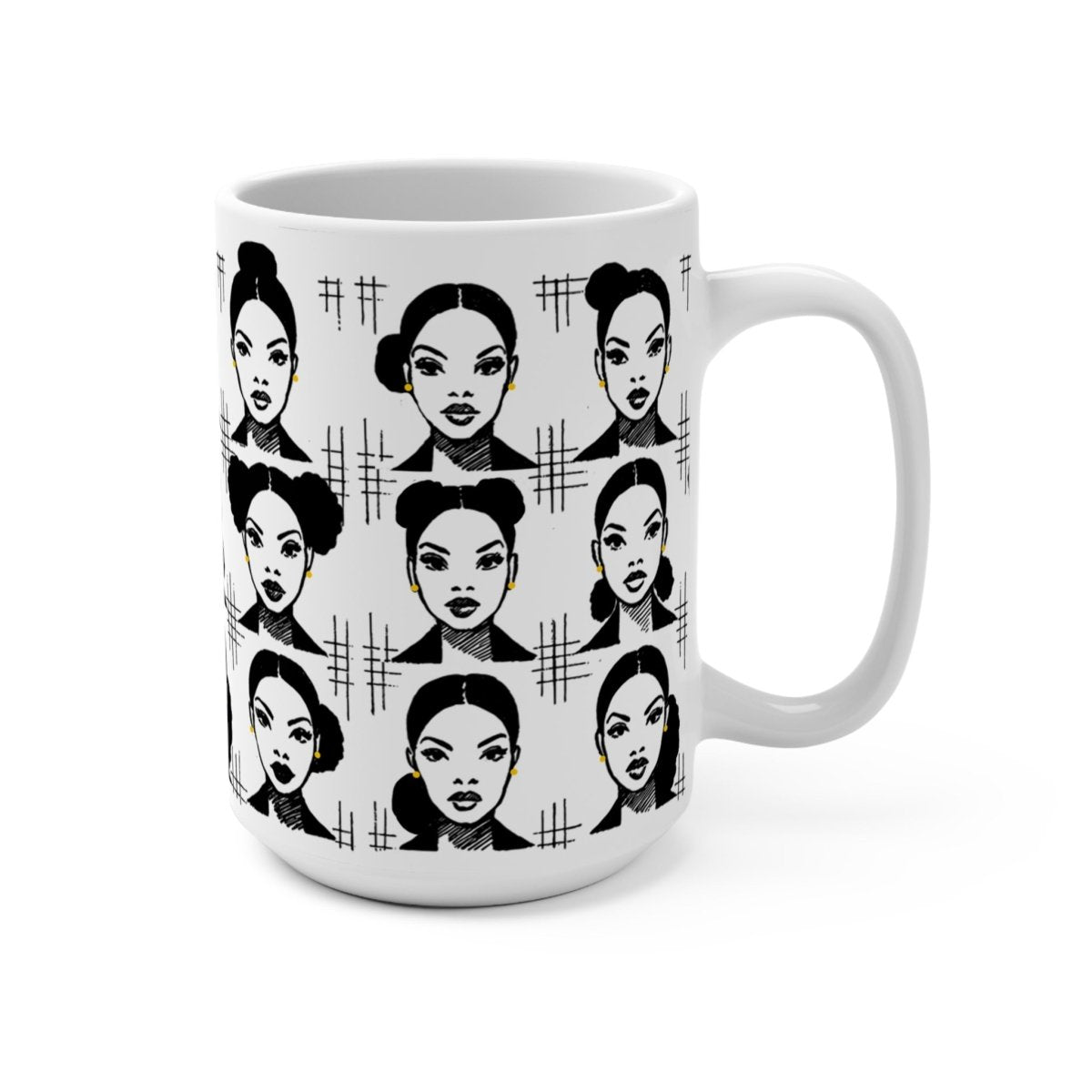 Afro Bunz Mug - Afrocentric Art by The Trini Gee