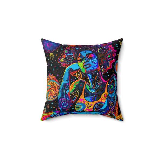 Afro Cosmic Pillow - The Trini Gee