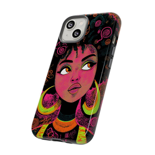 Afro Doodles Phone Cover - The Trini Gee