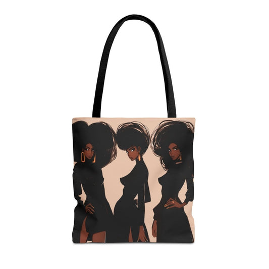 Afro Fashion Tote Bag - Afrocentric Art by The Trini Gee