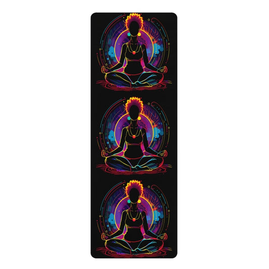 Afro Glow Yoga Mat - The Trini Gee