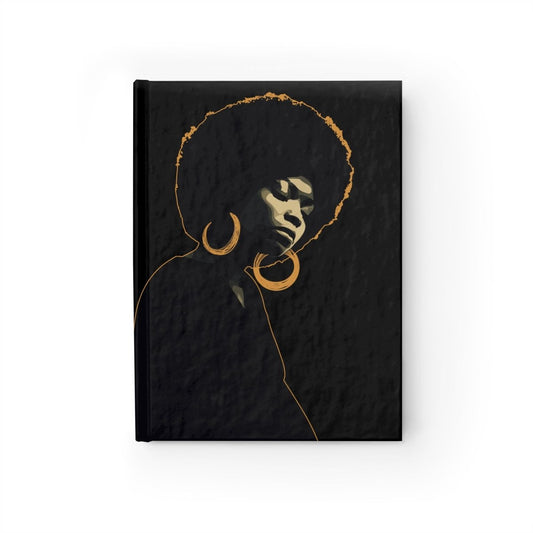 Afro Golden Journal - Afrocentric Art by The Trini Gee