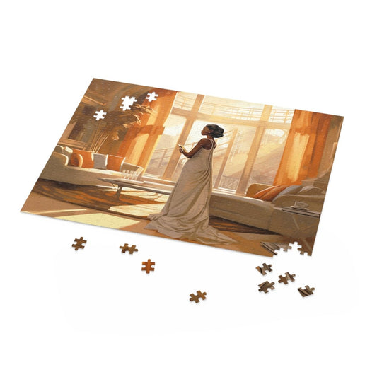 Afro Interior Design Puzzle - Afrocentric Art by The Trini Gee