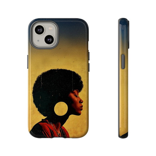 Afro Profile Phone Case - The Trini Gee