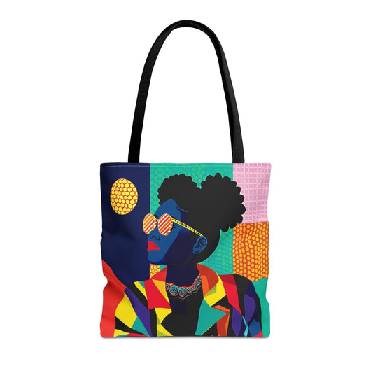 Afro Puffs Tote Bag - Afrocentric Art by The Trini Gee