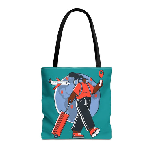 Afro Wanderlust Tote Bag - Afrocentric Art by The Trini Gee