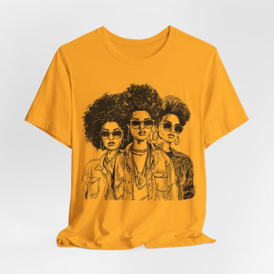Afro Women Shirt - Afrocentric Art by The Trini Gee