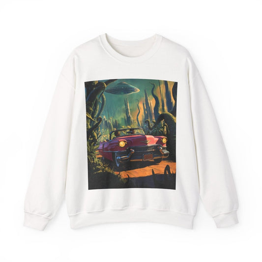 Afrofuturism Adventure Sweatshirt - Afrocentric Art by The Trini Gee