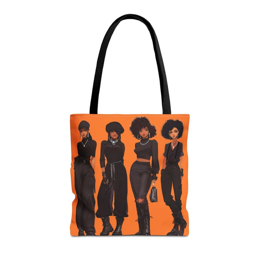 All Black Crew Tote - Afrocentric Art by The Trini Gee