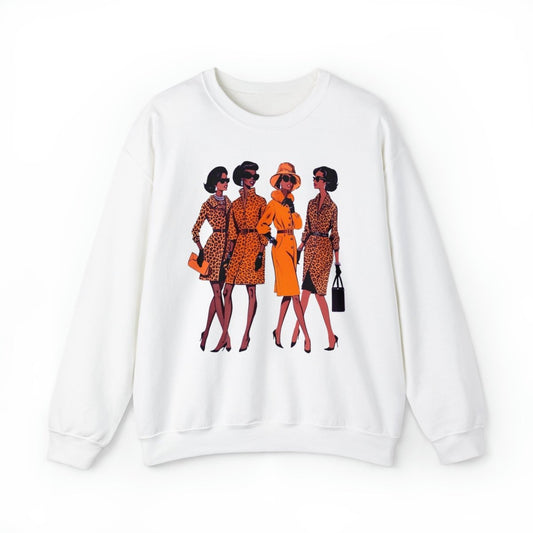 Animal Prints Sweatshirt - Afrocentric Art by The Trini Gee