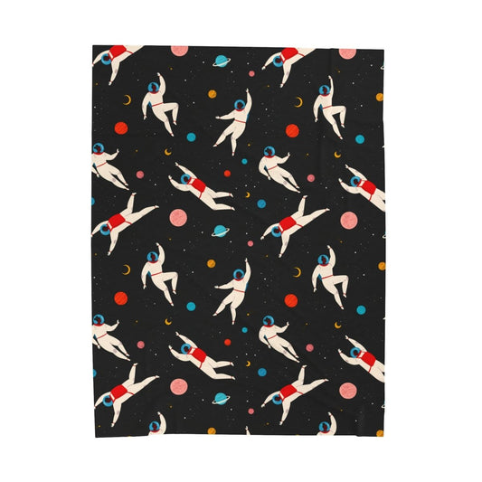 Astronaut Space Blanket - Afrocentric Art by The Trini Gee