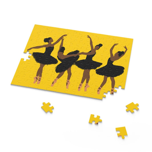 Ballerinas Puzzle - Afrocentric Art by The Trini Gee