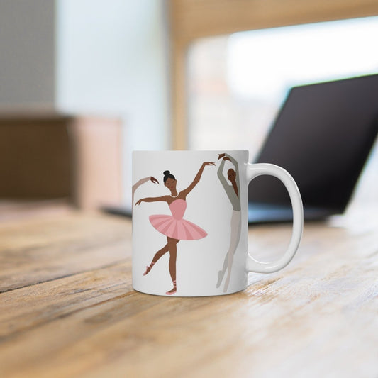 Ballet Boys Mug - Afrocentric Art by The Trini Gee