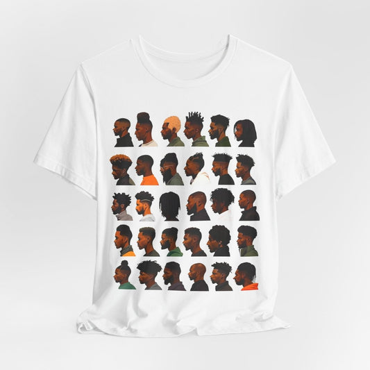 Barber Cuts Shirt - Afrocentric Art by The Trini Gee