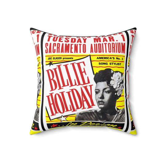 Billie Holiday Concert Pillow - The Trini Gee
