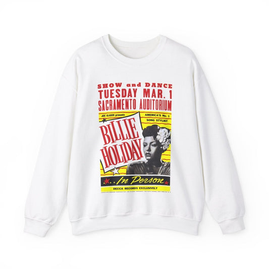 Billie Holiday Poster Sweatshirt - The Trini Gee