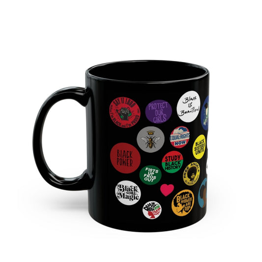 Black Girl Magic Mug - Afrocentric Art by The Trini Gee