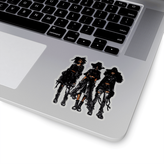 Black Girls Goth Sticker - The Trini Gee