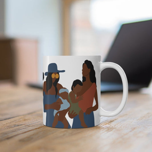 Black Motherhood Mug - Afrocentric Art by The Trini Gee