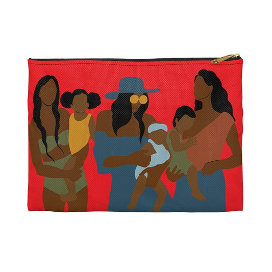 Black Mothers Pouch - Afrocentric Art by The Trini Gee