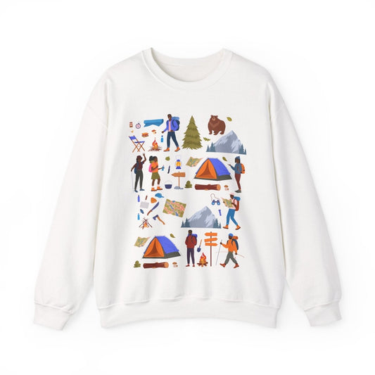 Black Nature Lovers Sweatshirt - Afrocentric Art by The Trini Gee