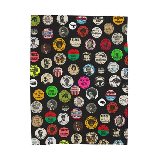 Black Panther Party Blanket - Afrocentric Art by The Trini Gee