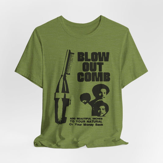 Blow Out Comb Shirt - Afrocentric Art by The Trini Gee