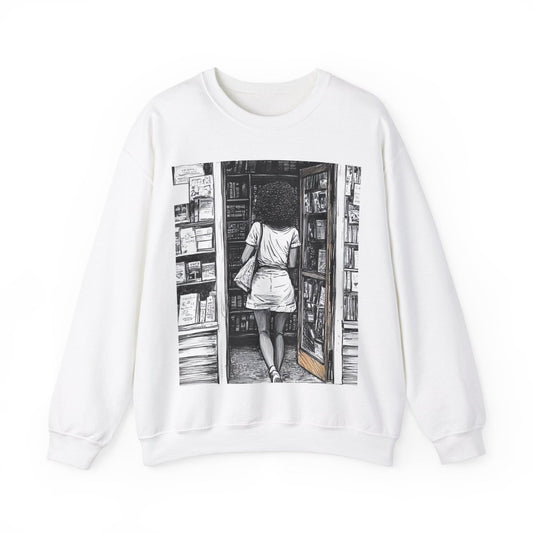Bookstore Scene Sweatshirt - The Trini Gee