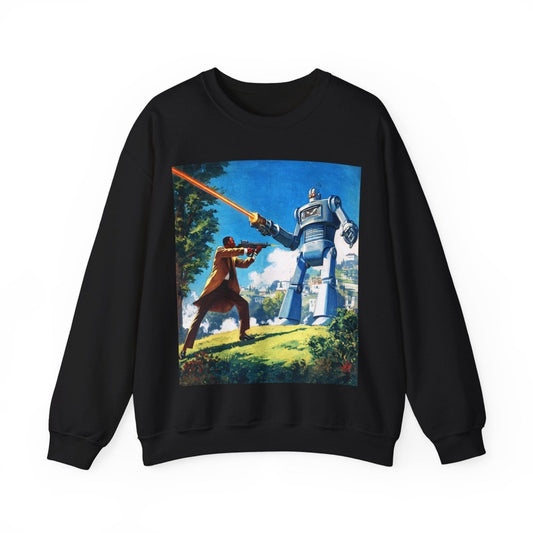 Bot Battle Sweatshirt - Afrocentric Art by The Trini Gee