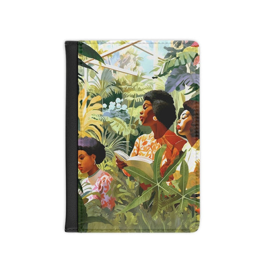 Botanical Garden Passport Cover - Afrocentric Art by The Trini Gee