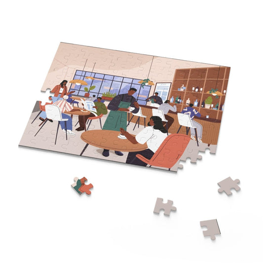Cafe Scene Puzzle - The Trini Gee