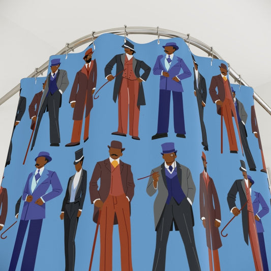 Classic Men Shower Curtain - The Trini Gee