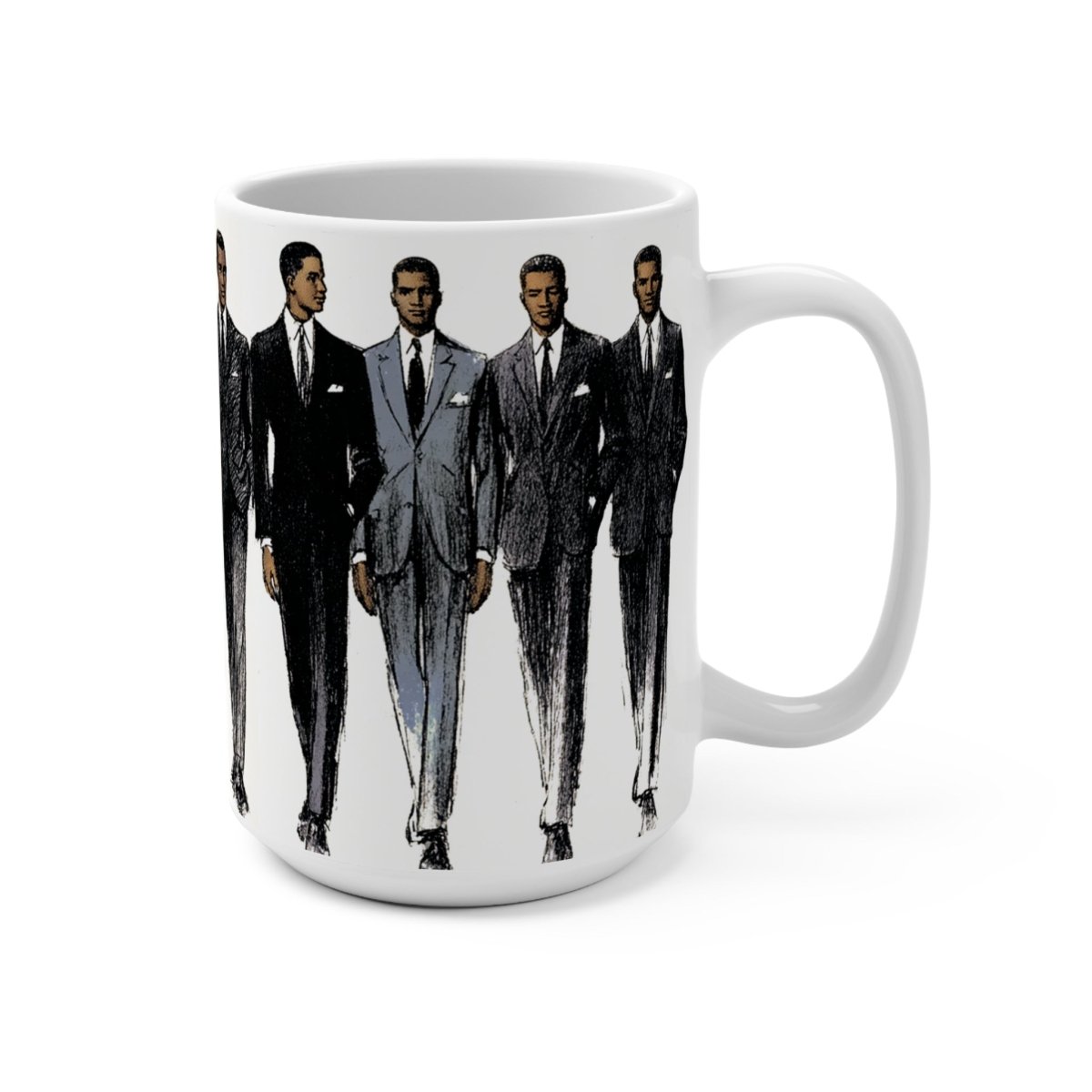 Classic Menswear Mug - Afrocentric Art by The Trini Gee