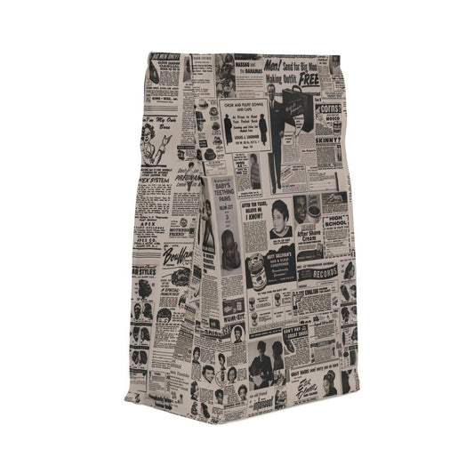 Classified Ads Lunch Bag - Afrocentric Art by The Trini Gee