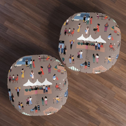 Community Market Floor Pillow - The Trini Gee