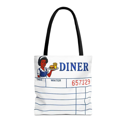 Diner Tote Bag - Afrocentric Art by The Trini Gee