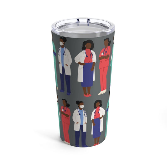 Doctors Tumbler 20oz - Afrocentric Art by The Trini Gee