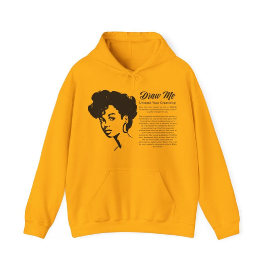 Draw Me Hoodie - Afrocentric Art by The Trini Gee