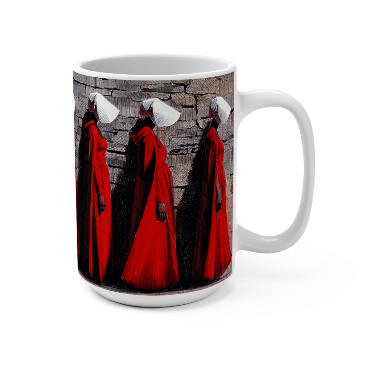 Dystopian Sisters Literary Mug - Afrocentric Art by The Trini Gee