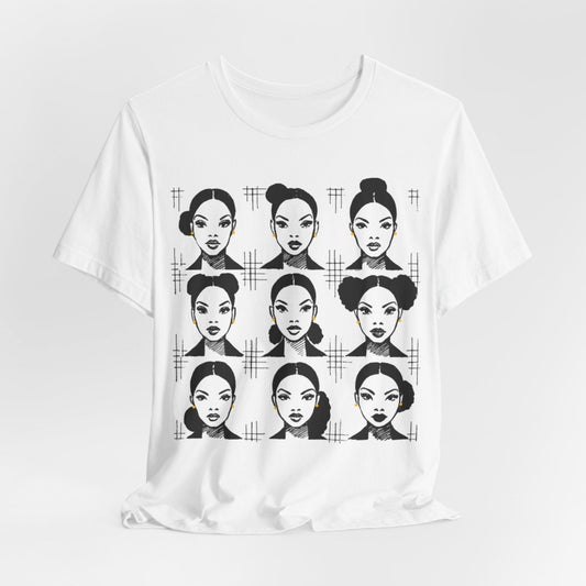 Everyday Afro Buns Shirt - Afrocentric Art by The Trini Gee