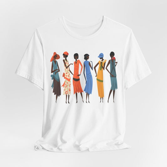 Fashion 1920s Shirt - Afrocentric Art by The Trini Gee