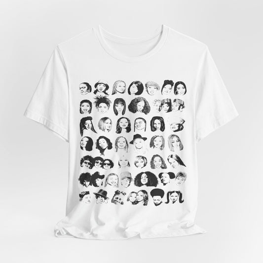 Female Rappers Remix Shirt - Afrocentric Art by The Trini Gee