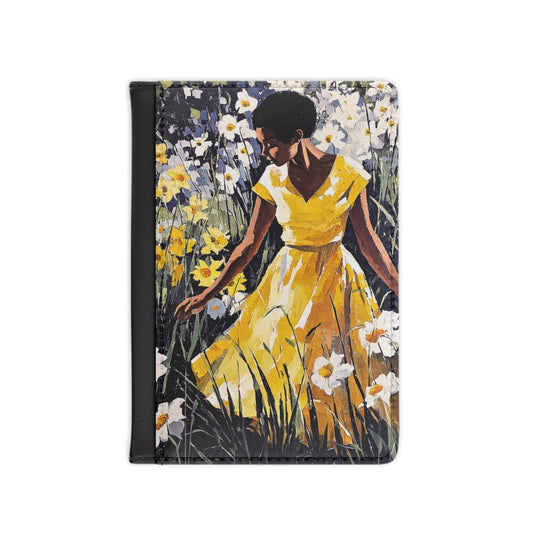 Floral Walk Passport Cover - Afrocentric Art by The Trini Gee