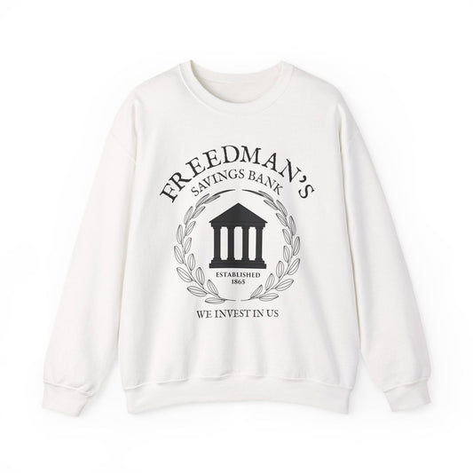 Freedman's Bank Sweatshirt - Afrocentric Art by The Trini Gee