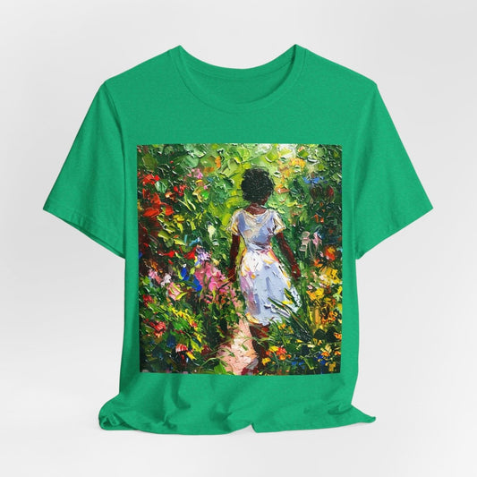 Garden Walk Shirt - Afrocentric Art by The Trini Gee